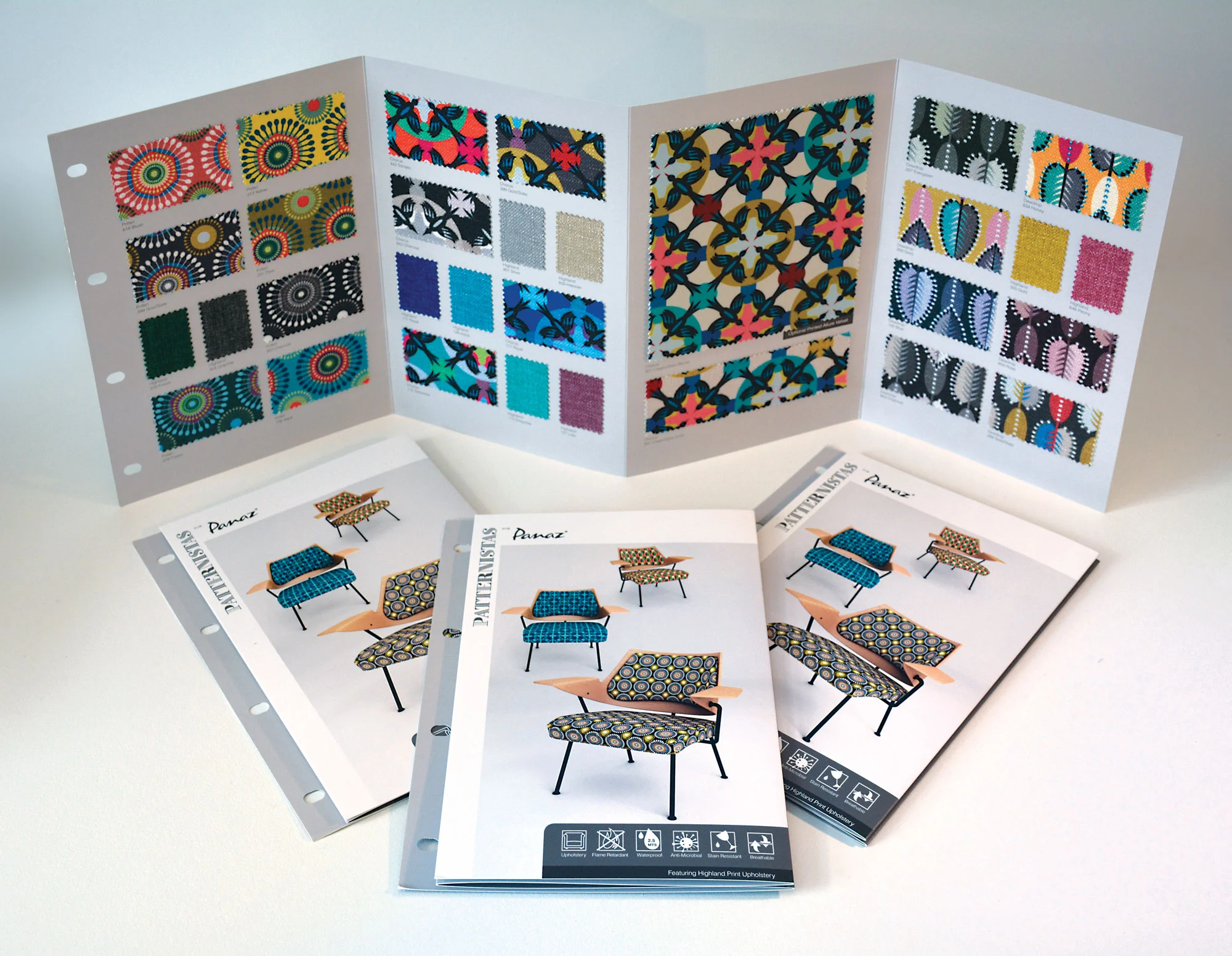 Order your swatch cards from Panaz