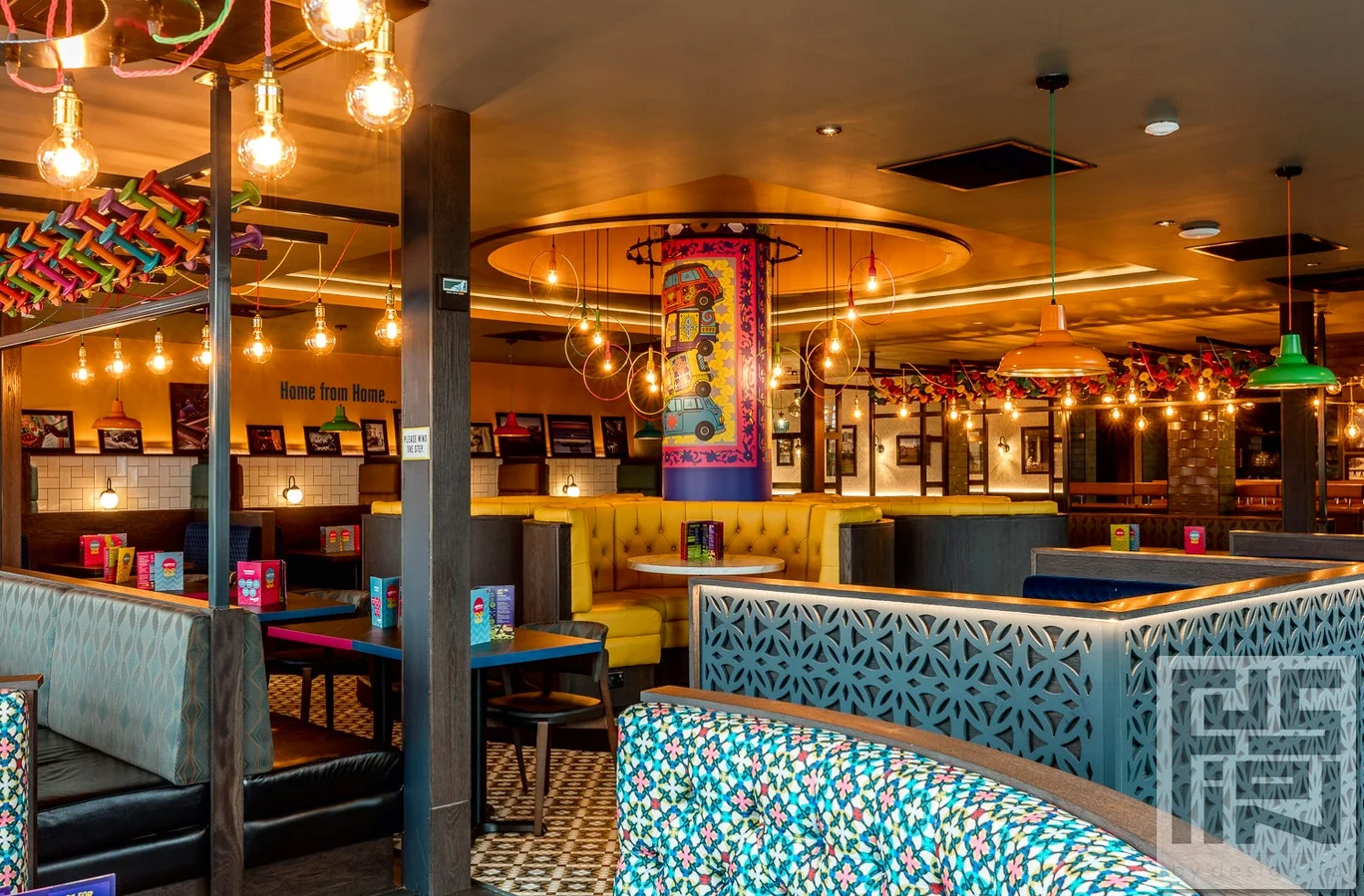 Chorus being shown off in a contemporary British Asian restaurant in Leeds