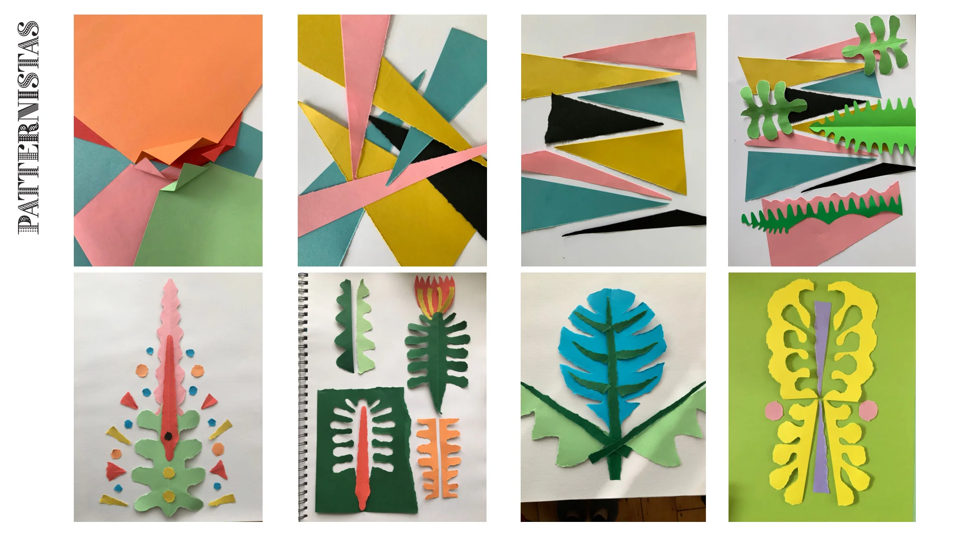 some inspiration of how to use the Federigoni paper without knives, scissors or glue