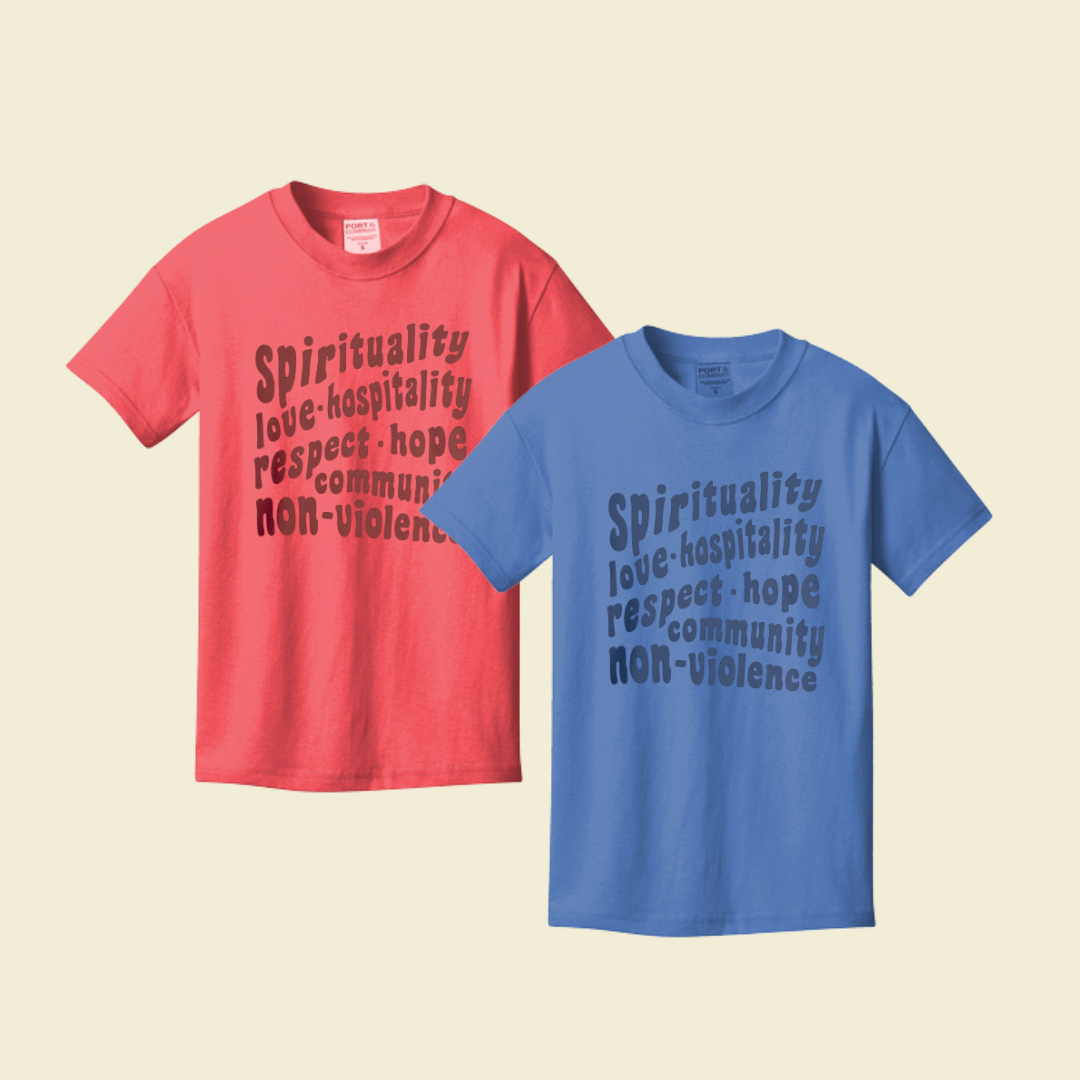 Core Values Short Sleeve ADULT & YOUTH T-Shirt — Love Your Neighbor Y'all