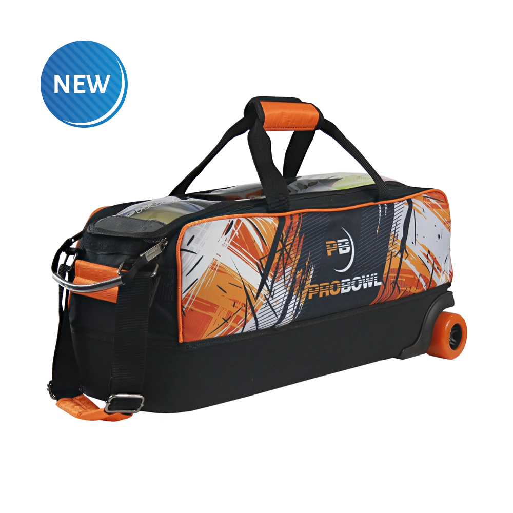 PROBOWL - Dye-Sub 3 Ball Tote Orange