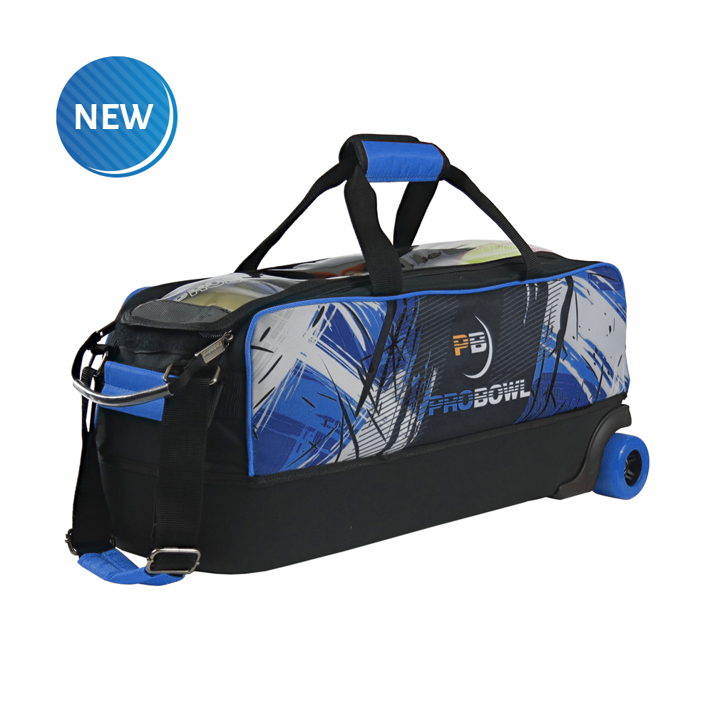 PROBOWL - Dye-Sub 3 Ball Tote Blue
