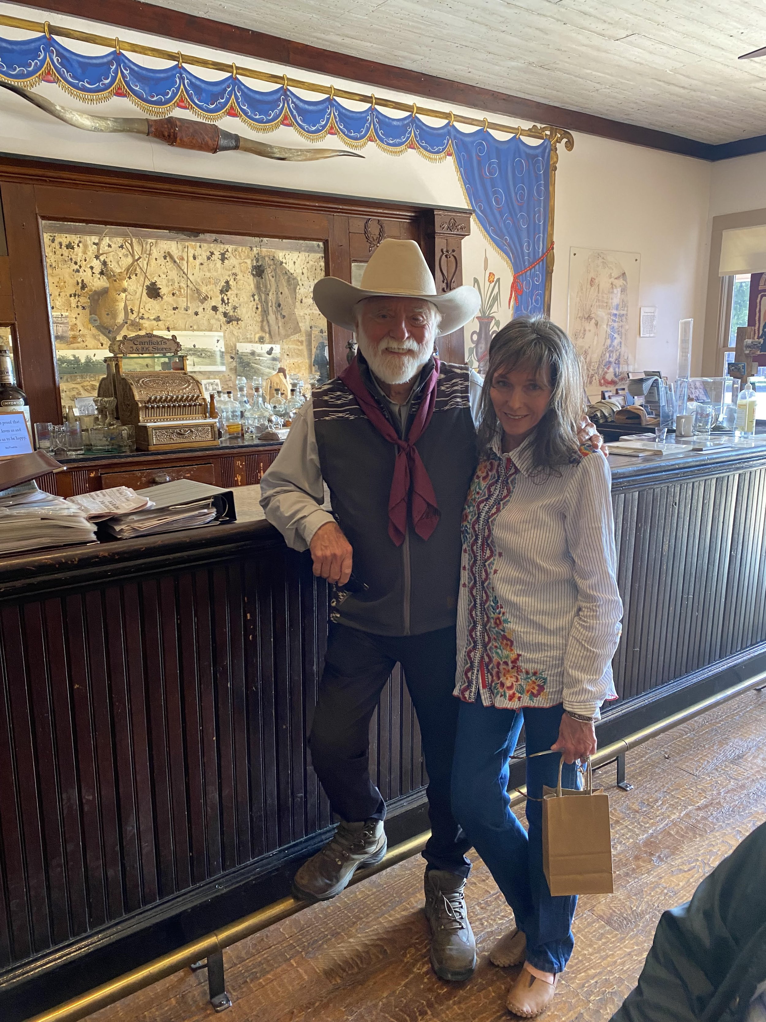 Michael Martin Murphy visits Museum with wife Cindy (Copy)
