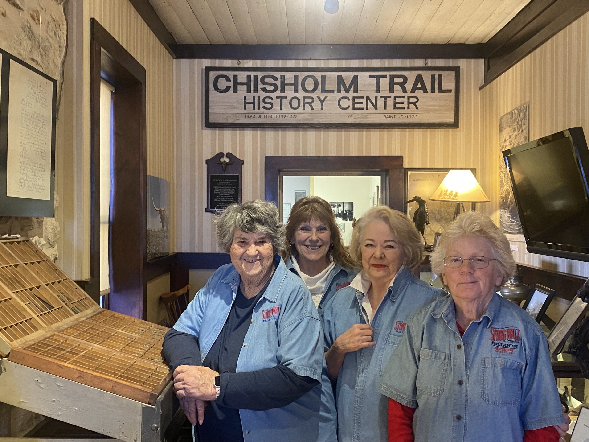Volunteers Janis, Stephanie, Marilyn, Janis