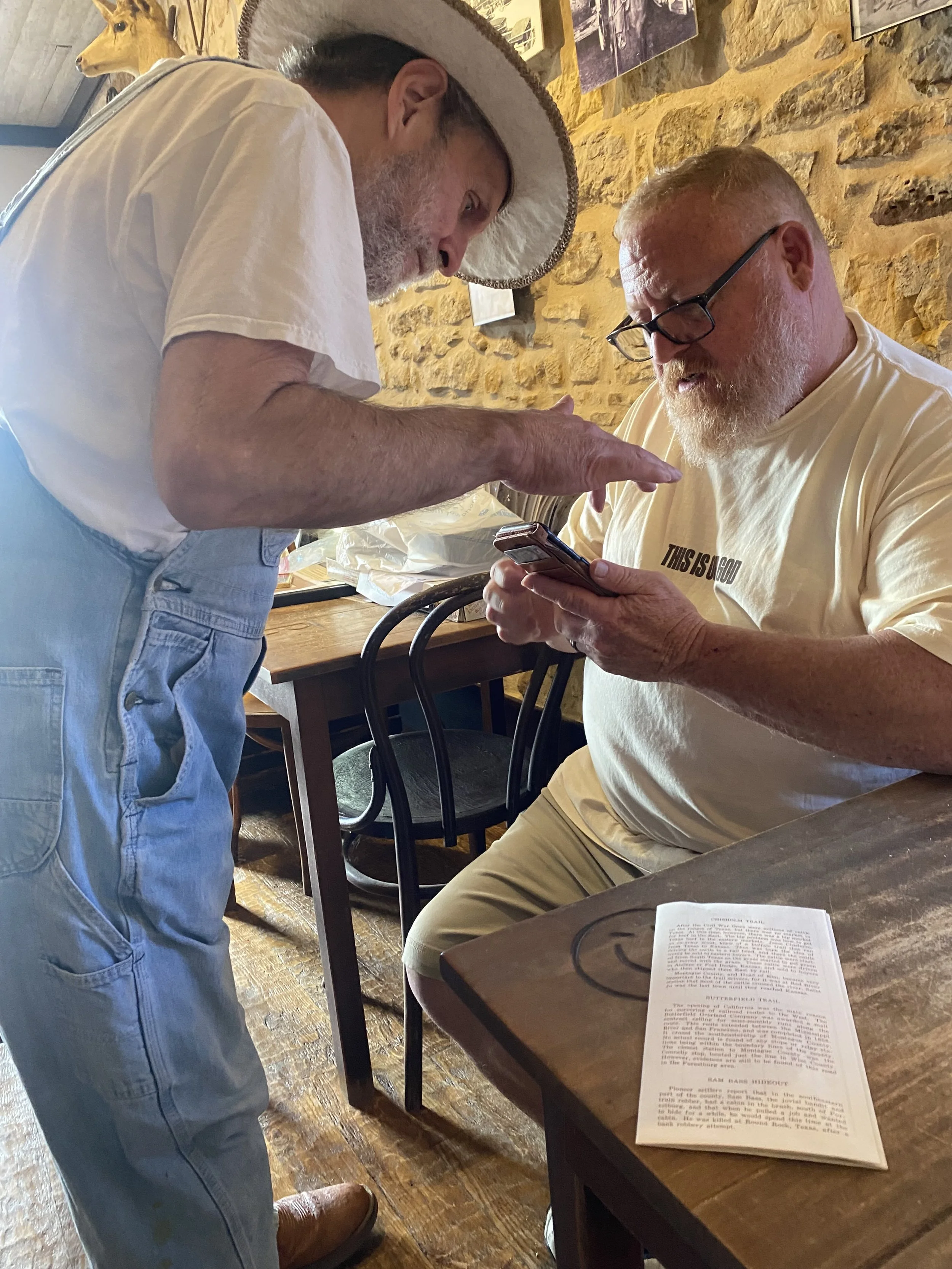 Volunteer Kenneth Hayes & Paul Anglin