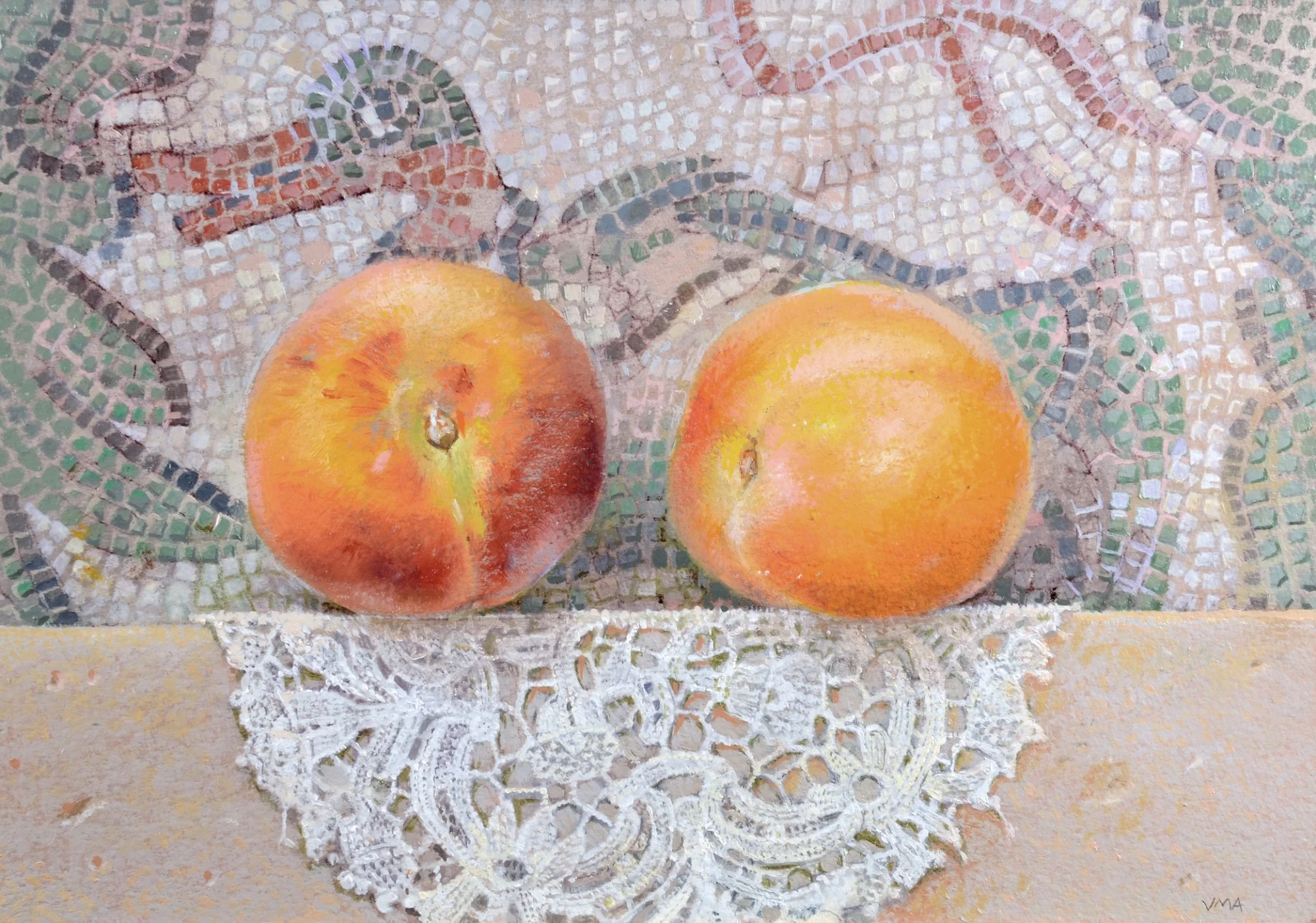 Lace and Duck Mosaic