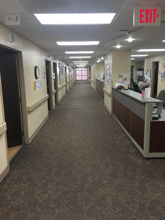 Floor hallway