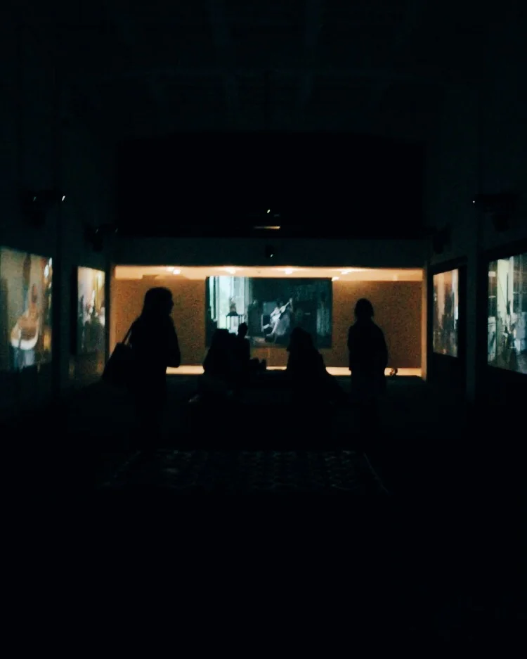 Fig. 6 Kjartansson's The Visitors , Fair Trade Palace