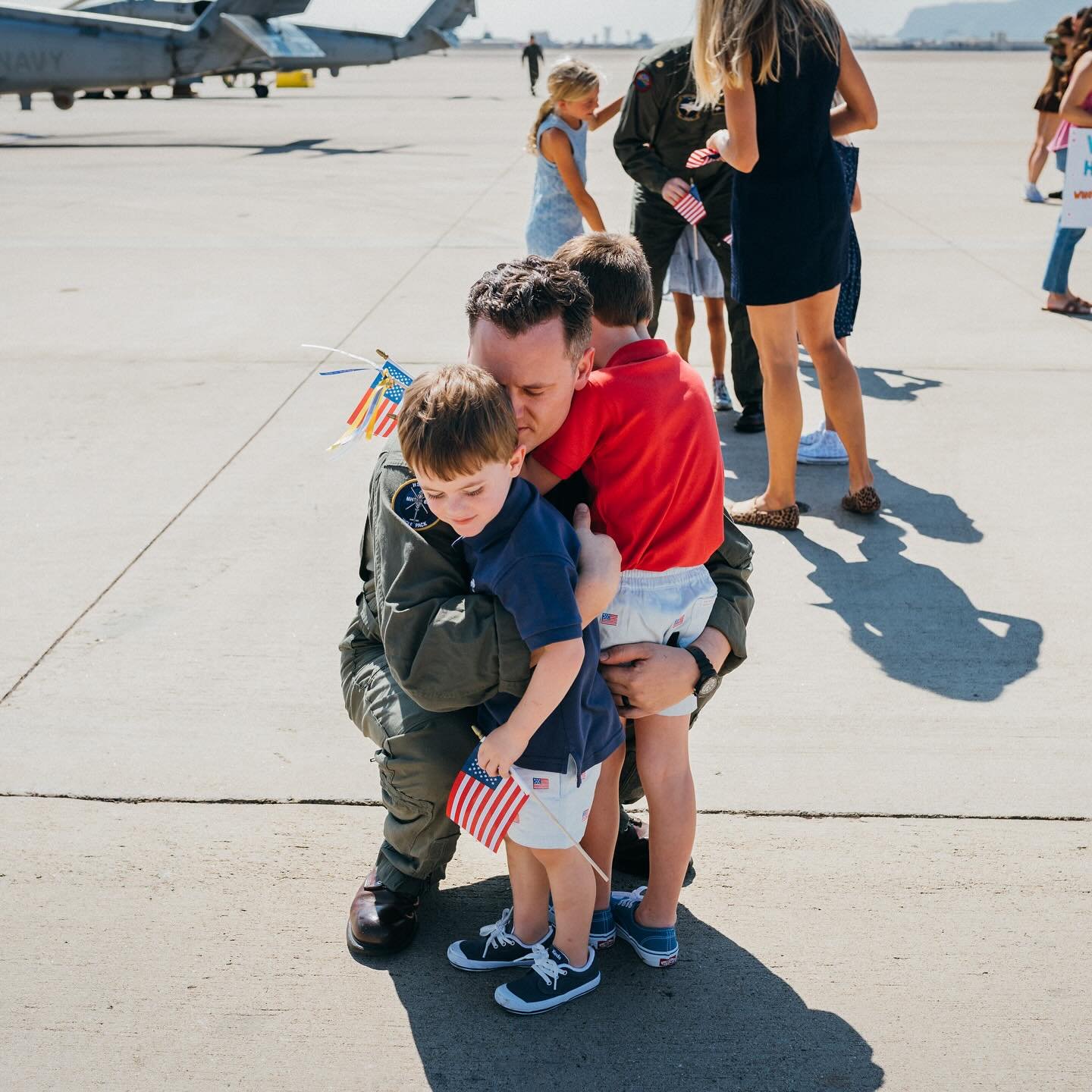 First hugs. 💙