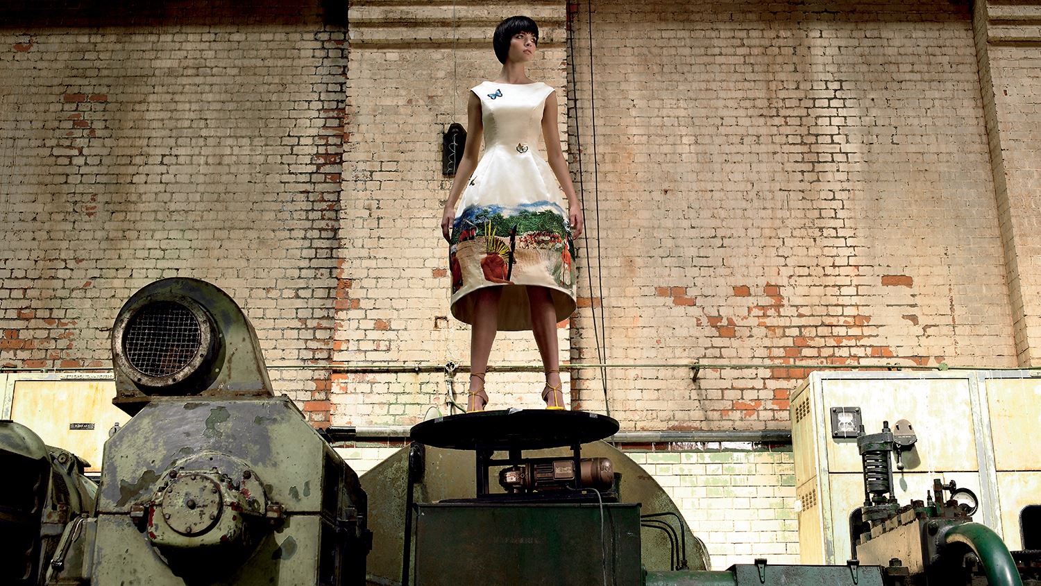 Yawanawa dress, Ecoture with Aveda and Deborah Milner