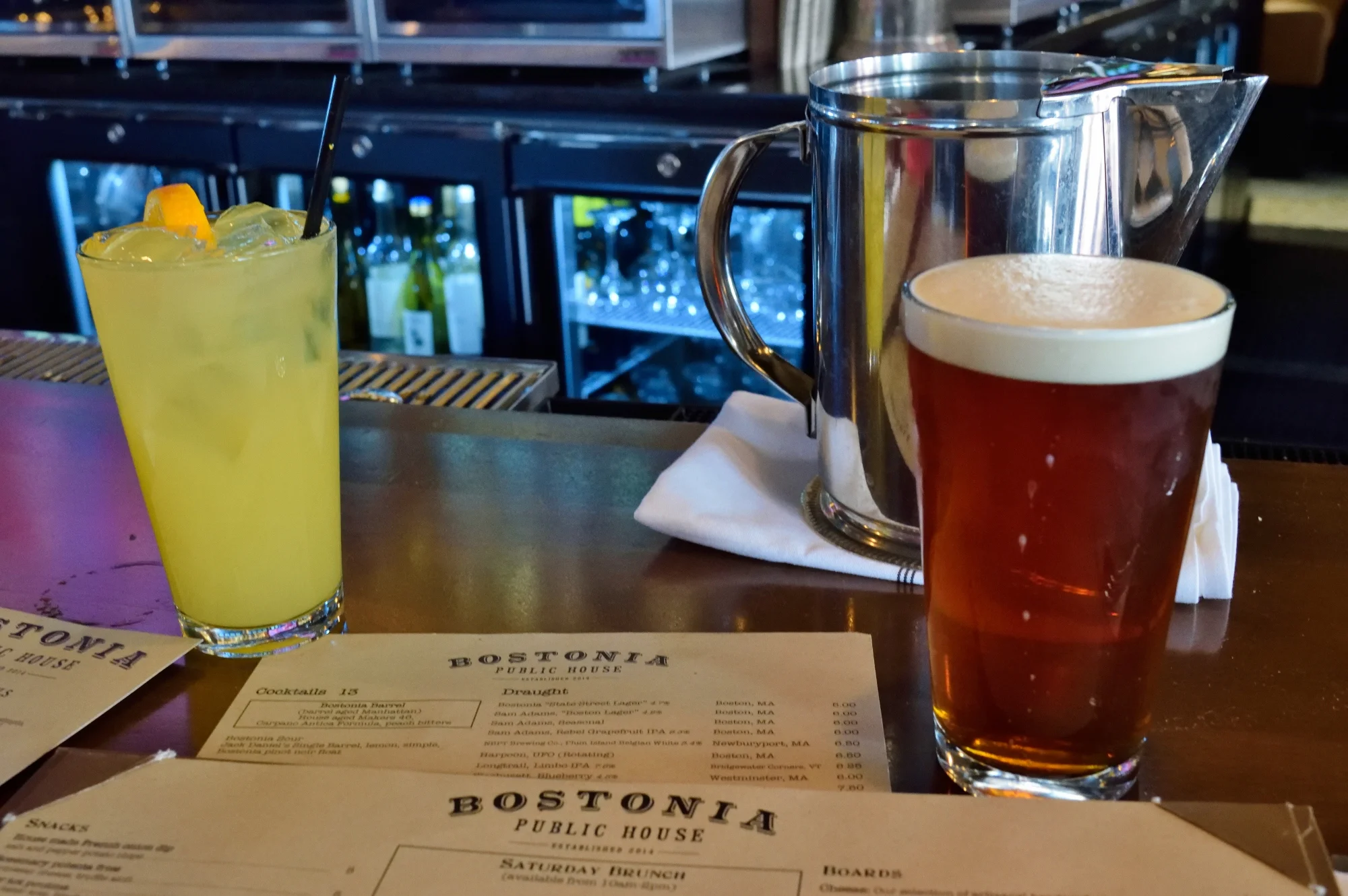 For her, a Bro-Mosa. For him, a Clown Shoes Evil Crawfish. Match made in heaven.
