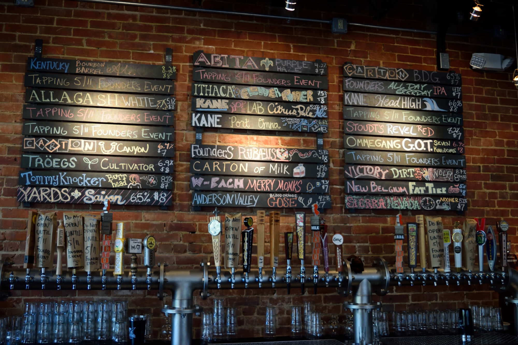 Always an incredible craft beer selection on draft.