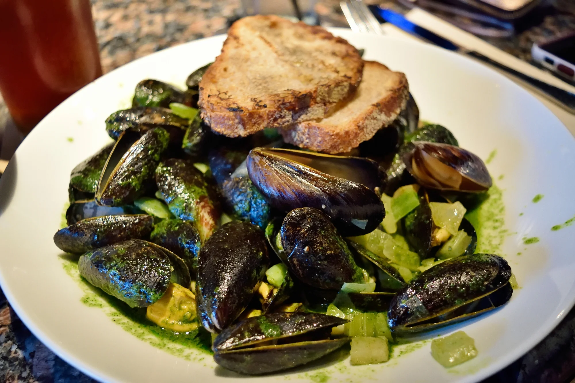 Mussels - great price for a great plate of food.