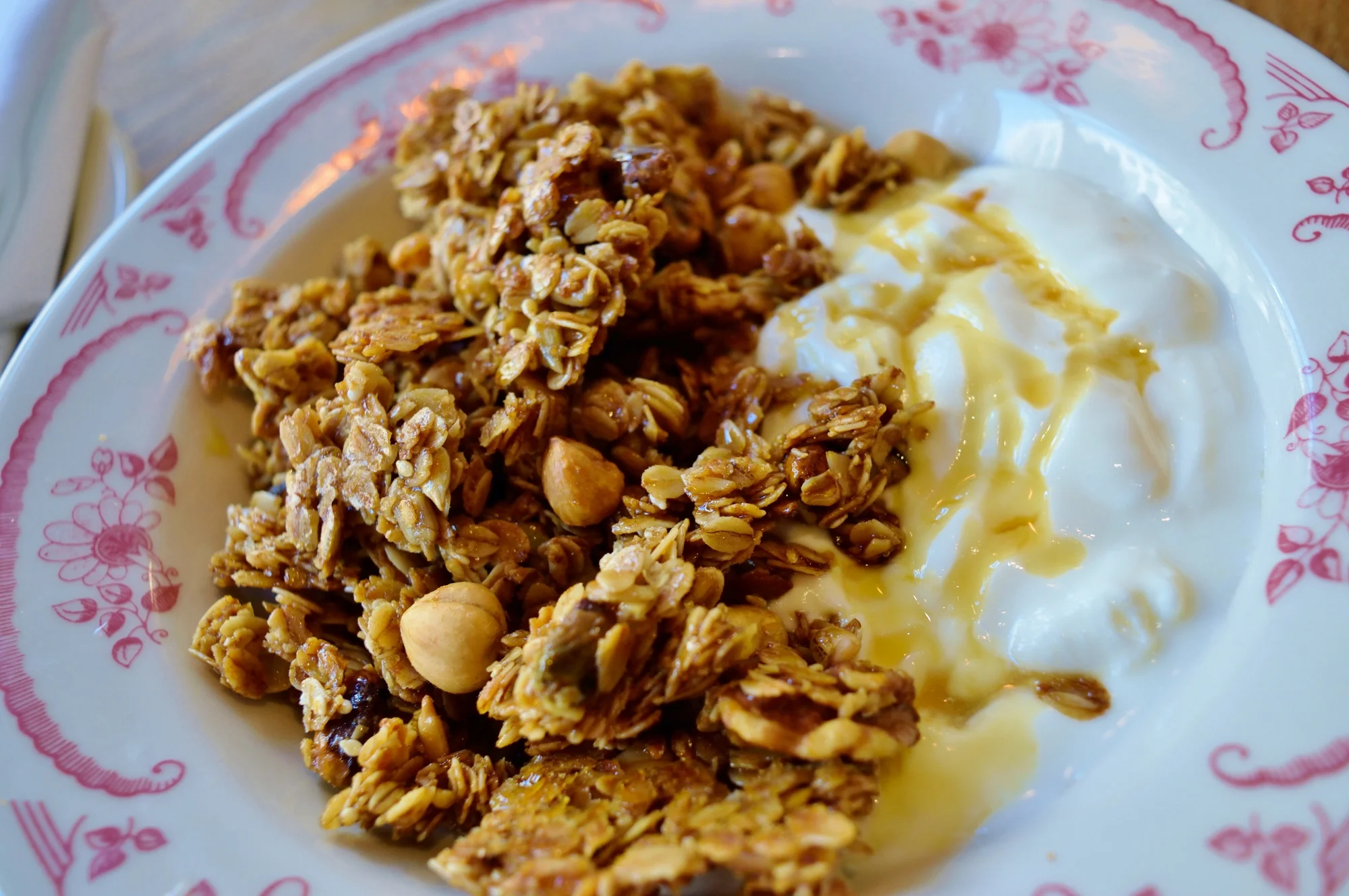 Organic Yogurt with House-Made Granola.