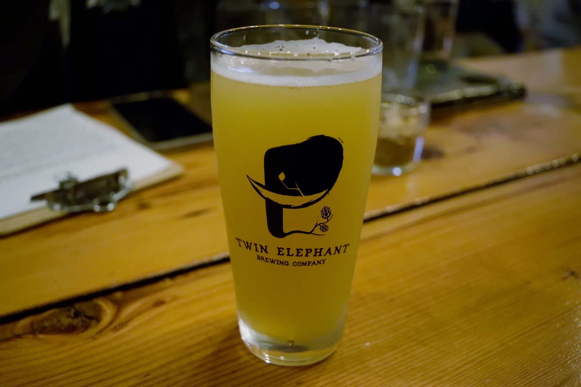Sleek design, elegant glass, delicious beer - please stick around, Lil Shimmy Ye!
