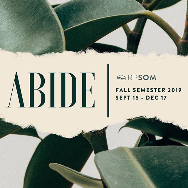 [REGISTRATION FOR RPSOM FALL 2019 IS OPEN]
.
.
Resting Place School of Ministry fall semester is quickly approaching and we are so excited to see returning and new students grow this season!
.
.
Info and applications are now up at restingplacehop.com