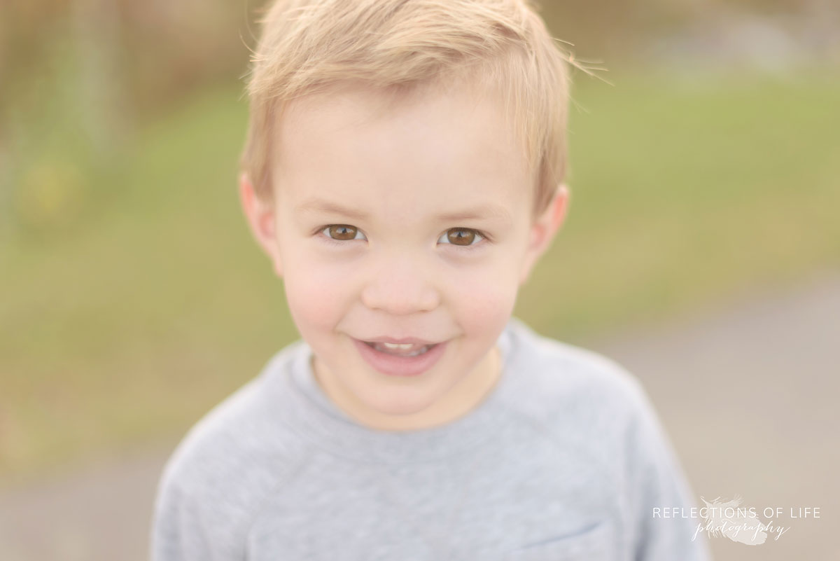 playful little boy portraits professional photography ontario