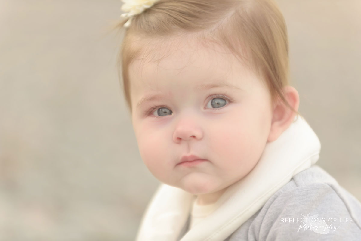 Calm baby photography in Jordan, Ontario, Canada