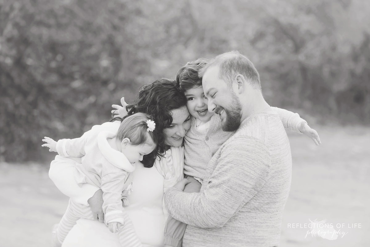 Connected family portraits Toronto Ontario