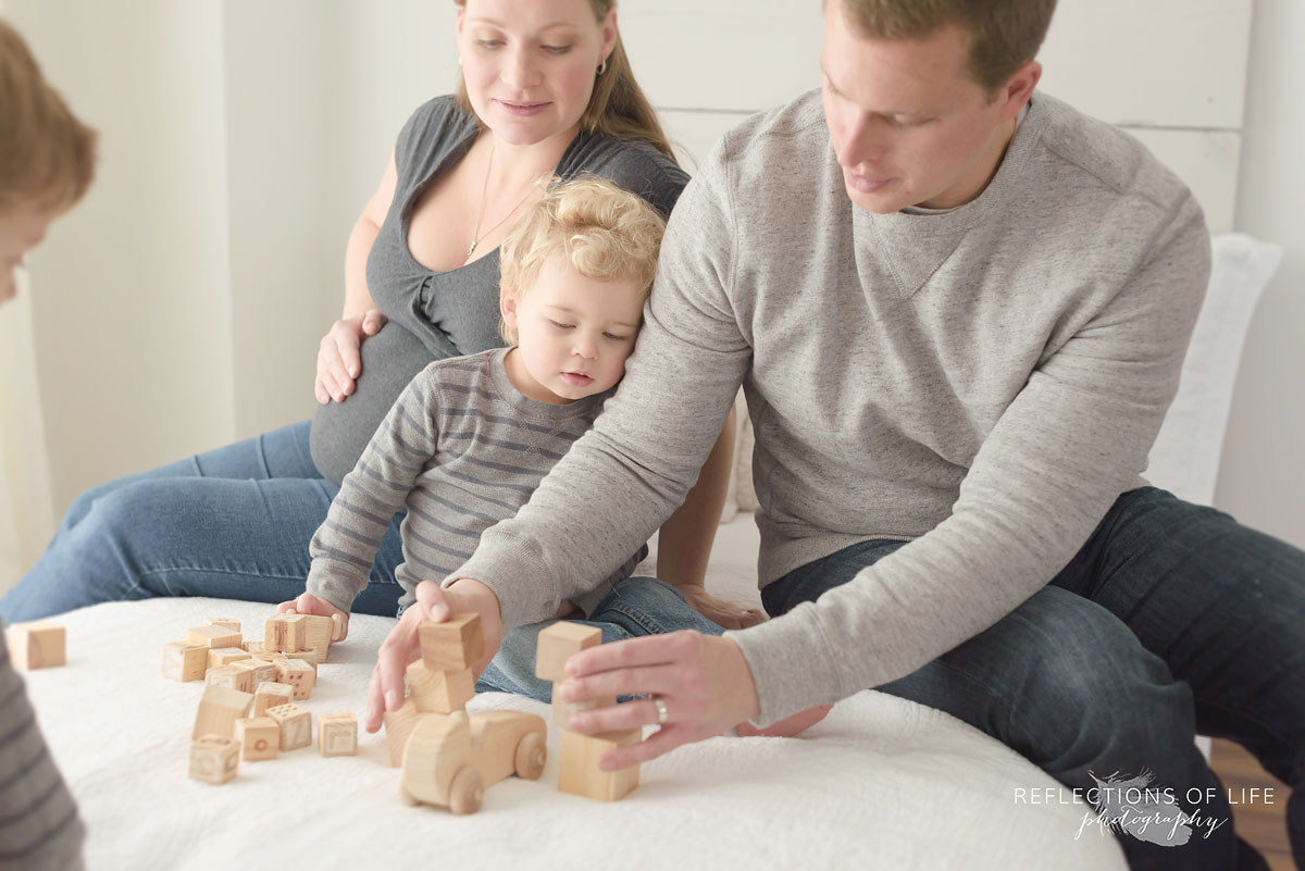 relaxed family photography playing in Fonthill Ontario