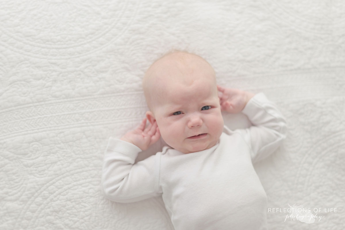 021 Super cute unhappy baby Natural Light Studio Grimsby Ontario