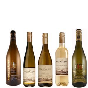 Dinner out and a bottle of red or white wine from Peninsula Ridge