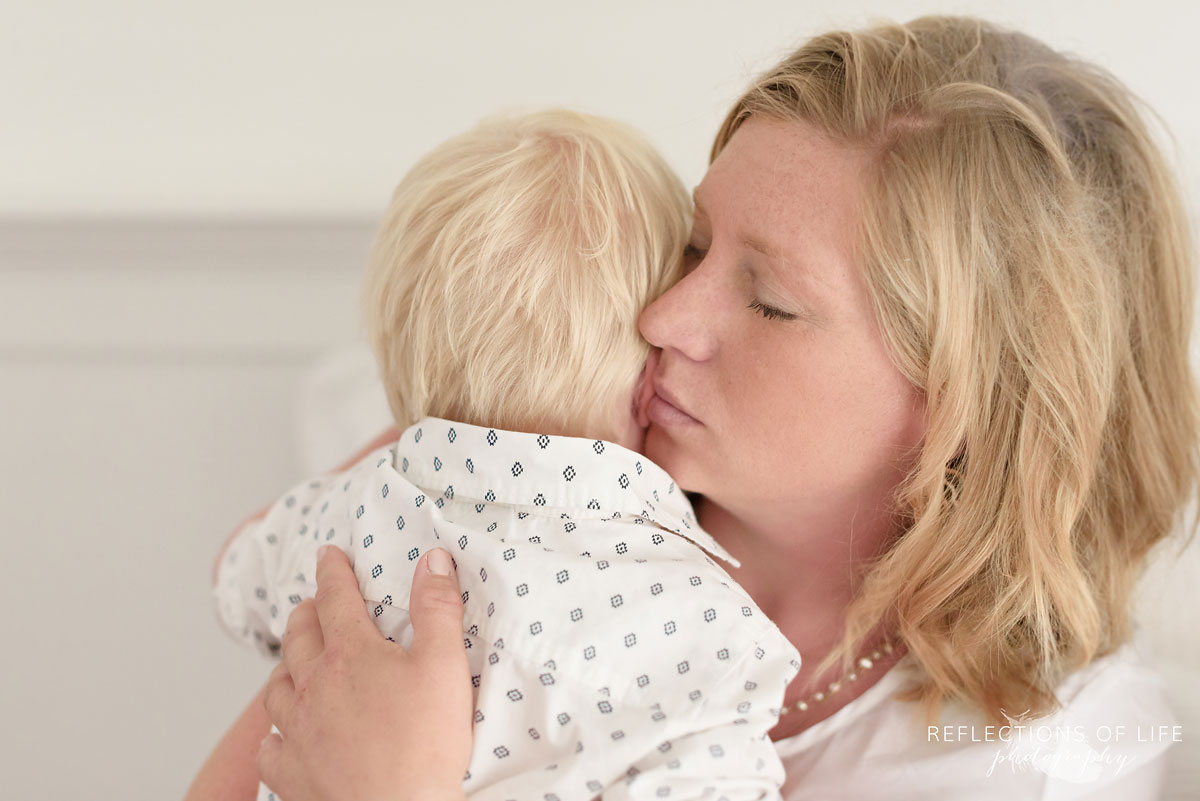 003 Mama and Son Natural Light Studio Portraits