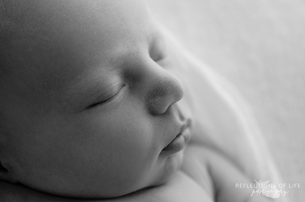 003 Top Ten Favourite Newborn Images baby close up of face profile