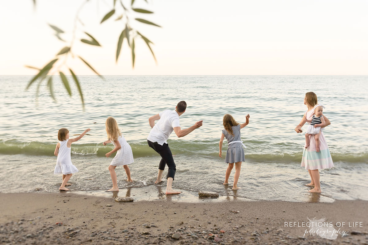 010 family photos on the beach niagara ontario canada