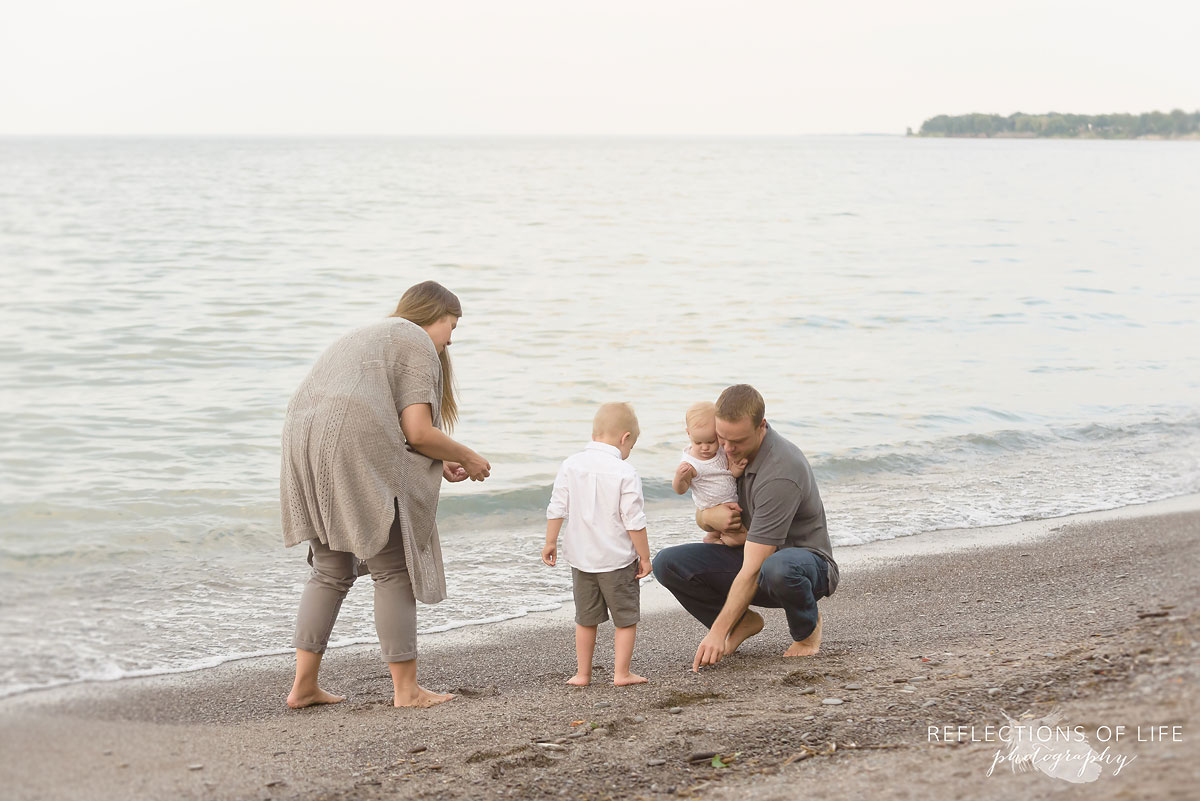 007 Candid family photography at the beach in Ontario Canada