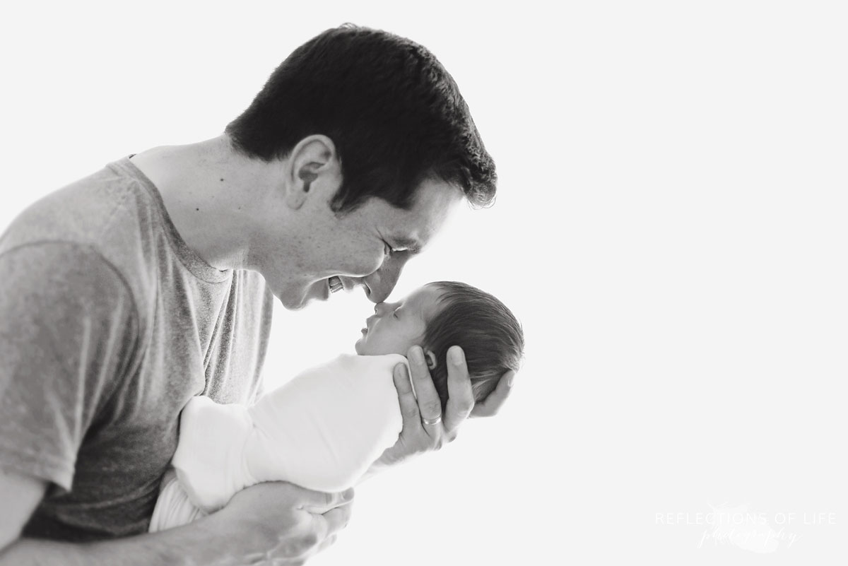 007 Professional Newborn and Dad photos Toronto Ontario