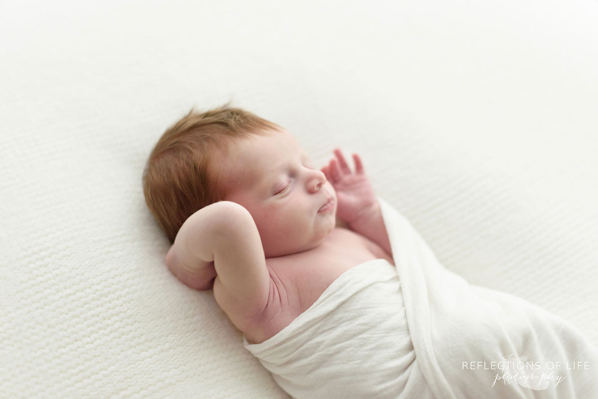 024 adorable redhead newborn baby boy images Grimsby Ontario Canada