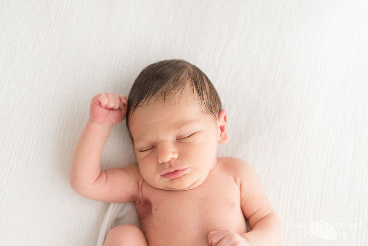 Professional Newborn Photo of baby sleeping