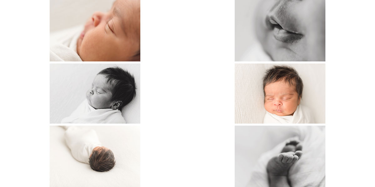 Niagara Newborn Photography Album Design