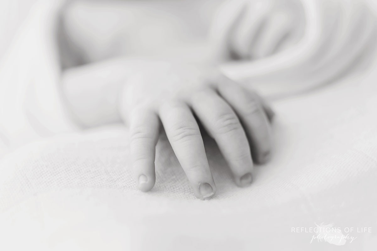 newborn baby hands