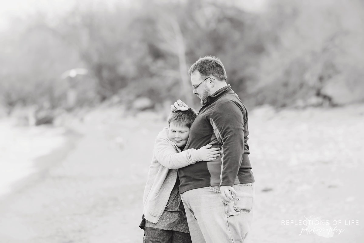 Grimsby Ontario family photography by the beach