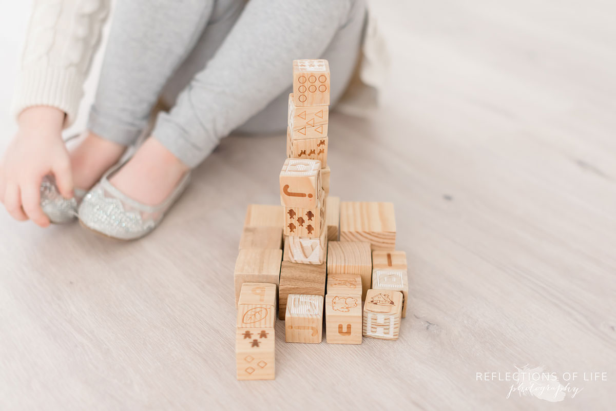 Little girls block creation in Grimsby