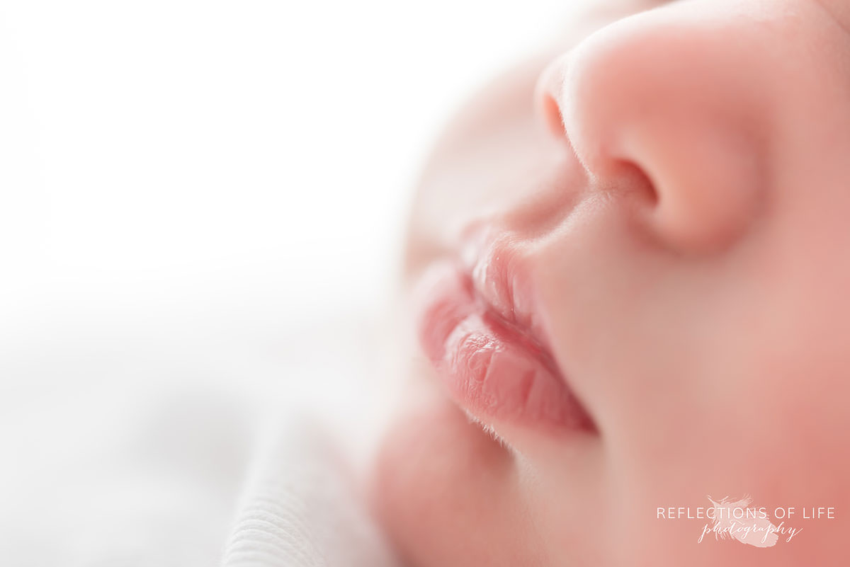 close up of baby's mouth in ontario