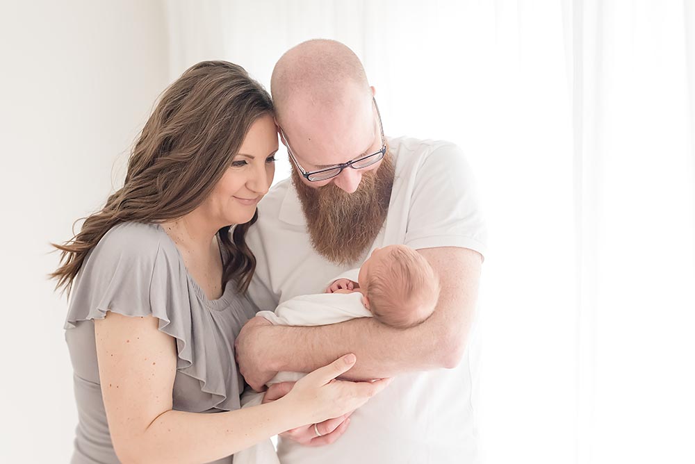 Grimsby newborn and family photography in studio