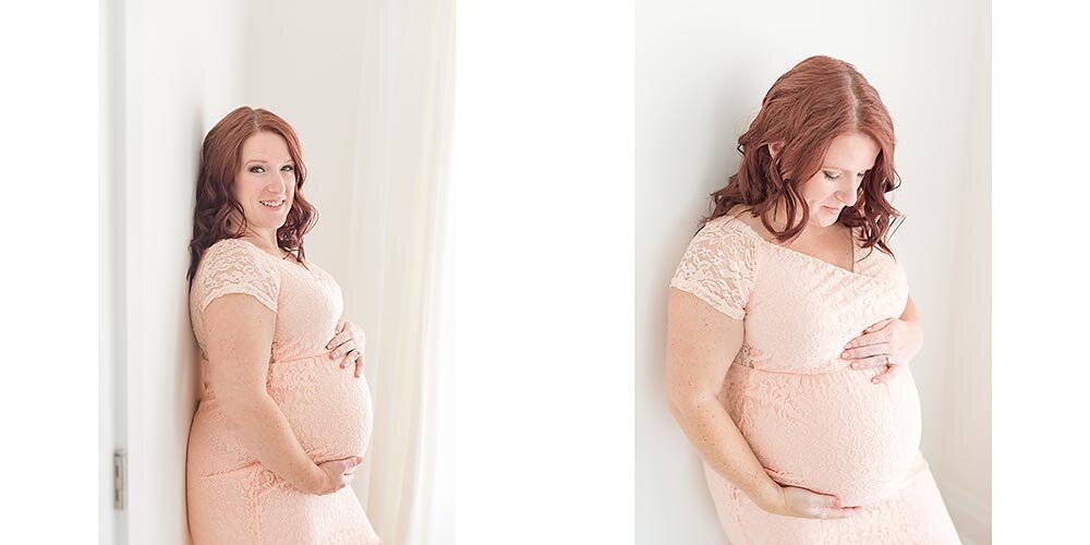 Southern Ontario Maternity Photography in natural light studio