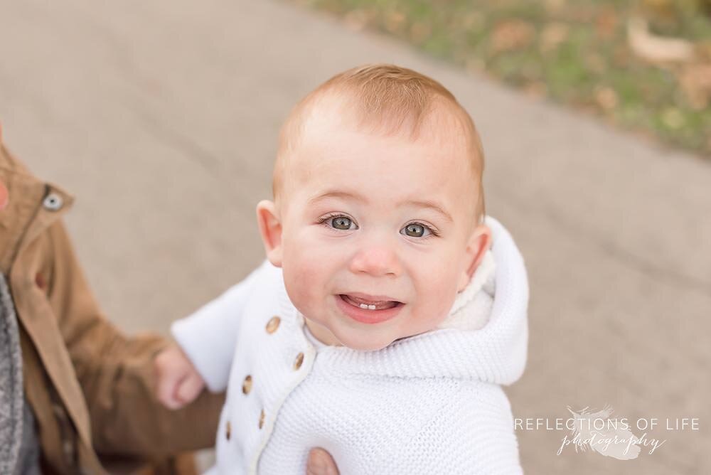 Adorable baby and family photography in Niagara