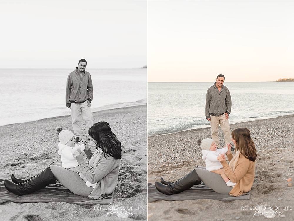 Beautiful family photography in Grimsby Ontario beach