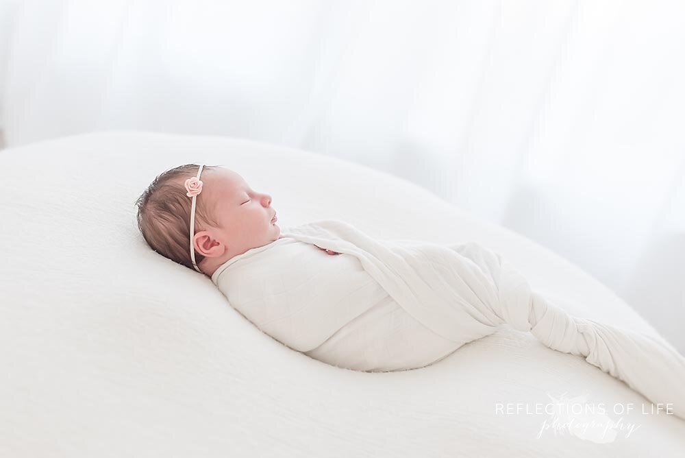 Baby girl newborn photography Grimsby Ontario