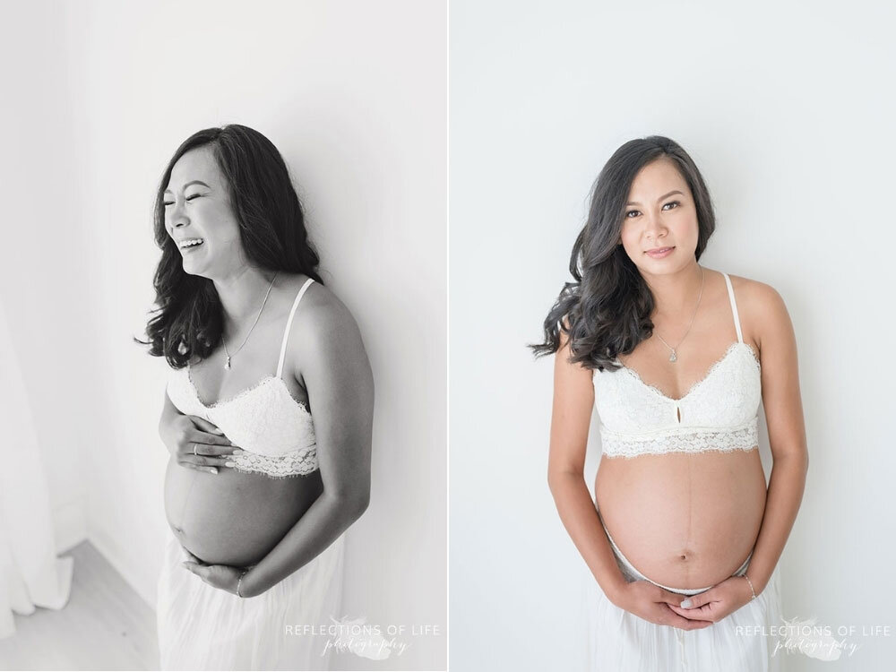 Pretty pregnancy photography in Niagara Region of Ontairo Canada
