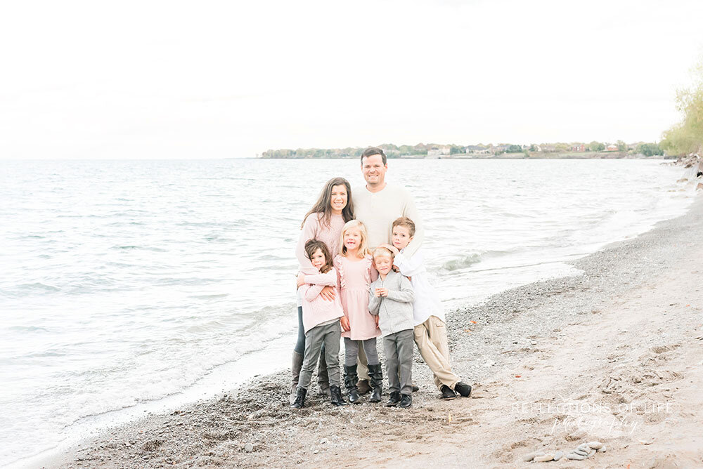Family photos by Lake Ontario
