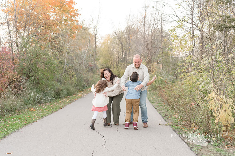 Candid family photography Niagara Ontario