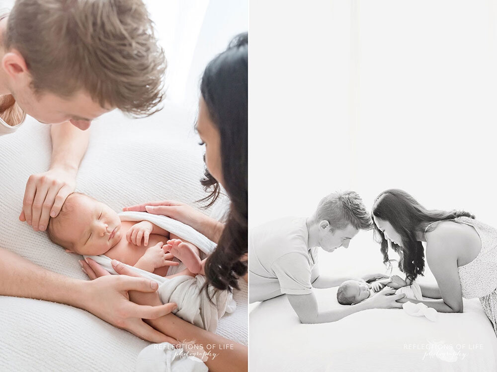 Newborn baby and family photography in Grimsby photo studio