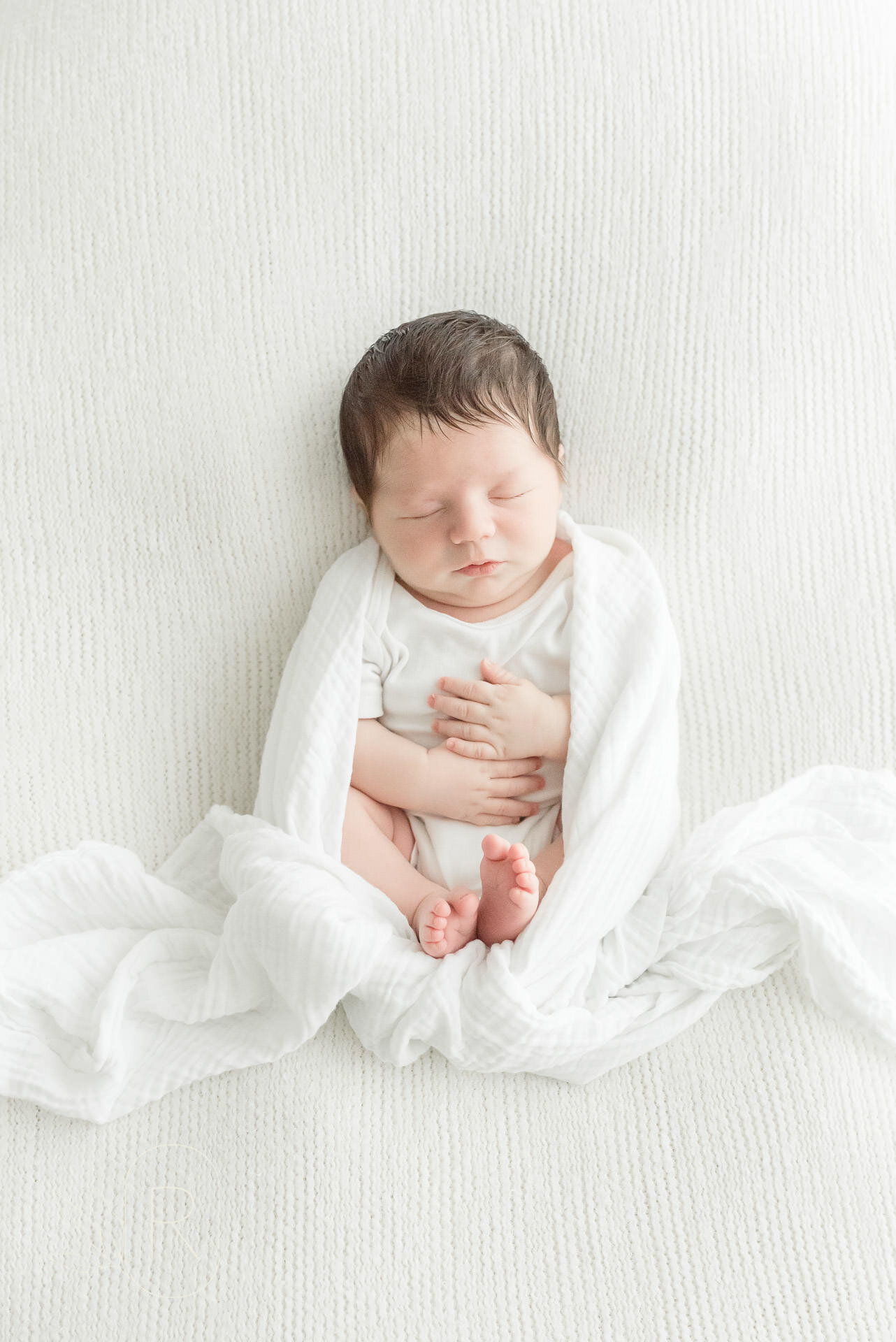 baby swaddle photography