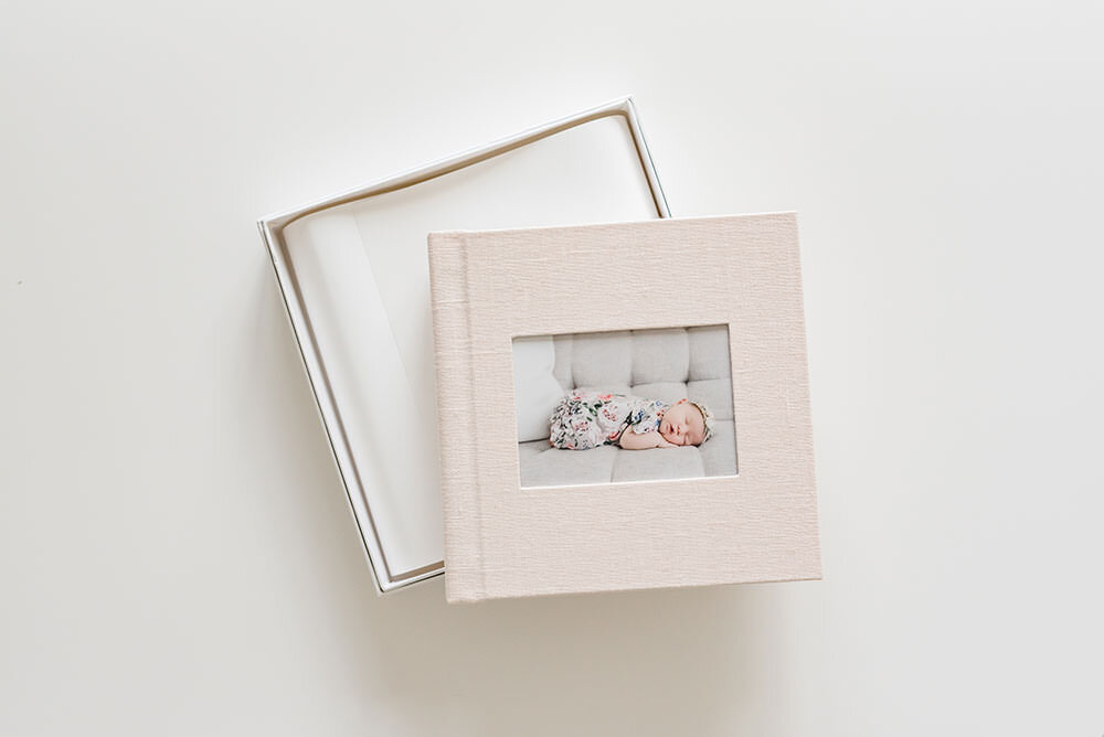premium photo albums for newborn photography