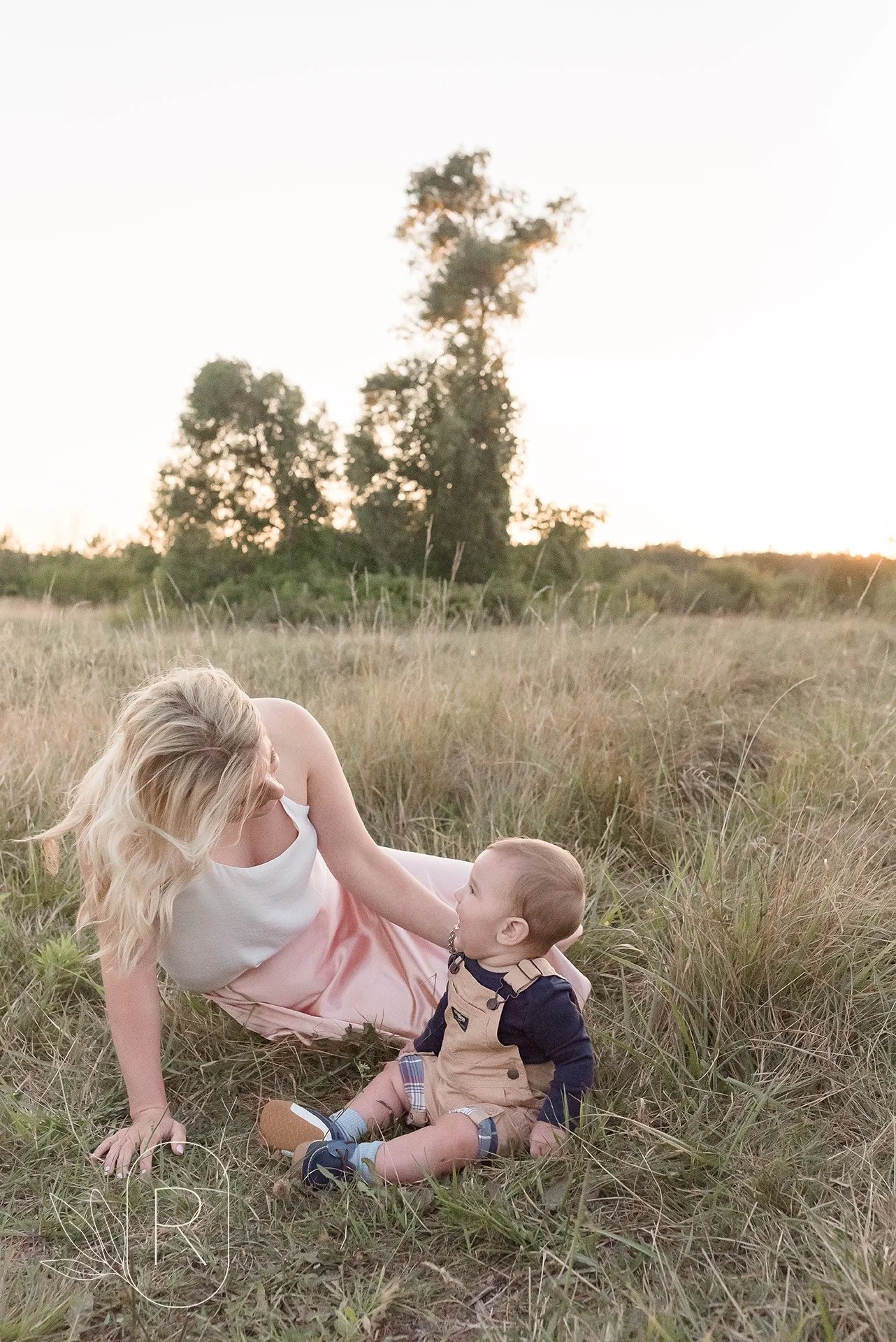 mother with son